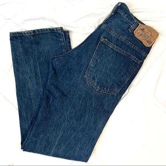 VTG 70’s Plain Pockets High Rise straight fit jeans - Picture 10 of 14